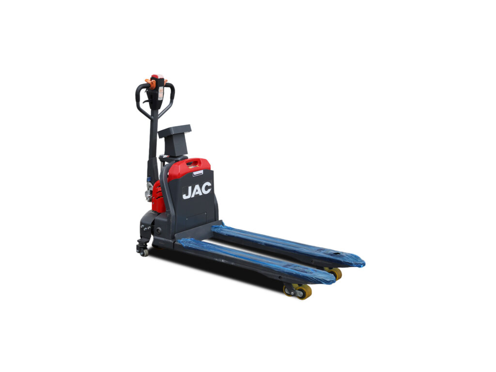 Porta Paletes Elétrico JAC CBD15 com Balança Tuacar Mirandela